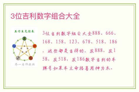 吉利数字组合|5位吉利数字组合大全